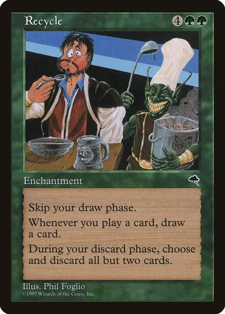 Recycle, Magic card TMP 248 — Tempest set