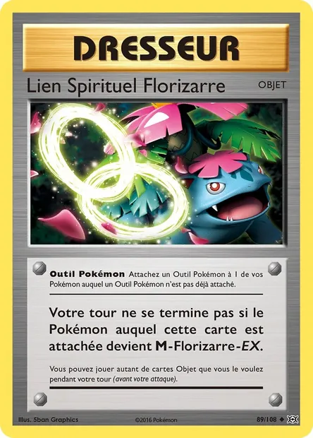 Lien Spirituel Florizarre, carte Pokémon EVO 89 — extension Évolutions