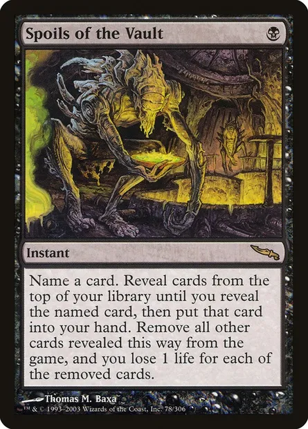 Butin du Caveau, carte Magic MRD 78 — extension Mirrodin