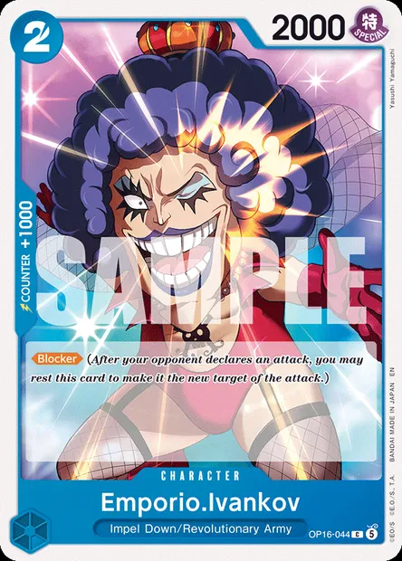 Emporio.Ivankov, One Piece card OP16-044 — THE TIME OF BATTLE set