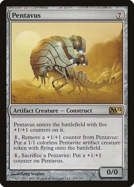Pentavus, Magic card M12 213 — Magic 2012 set