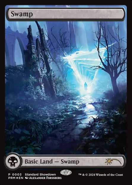 Swamp, Magic card PSS4 3 — MKM Standard Showdown set