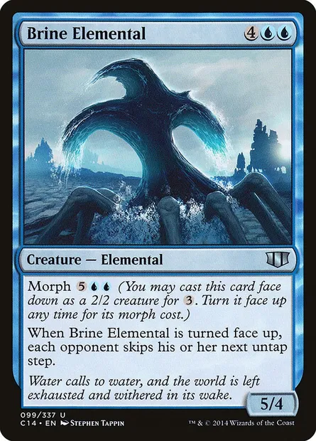 Brine Elemental, Magic card C14 99 — Commander 2014 set