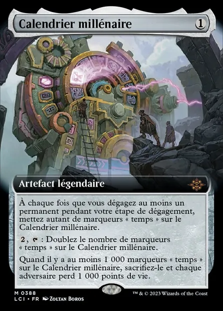 Calendrier millénaire, carte Magic LCI 388 — extension The Lost Caverns of Ixalan