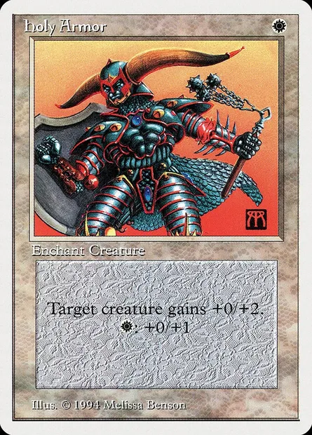 Holy Armor, Magic card SUM 23 — Summer Magic / Edgar set