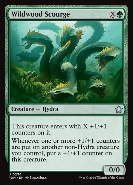 Wildwood Scourge, Magic card FDN 236 — Foundations set