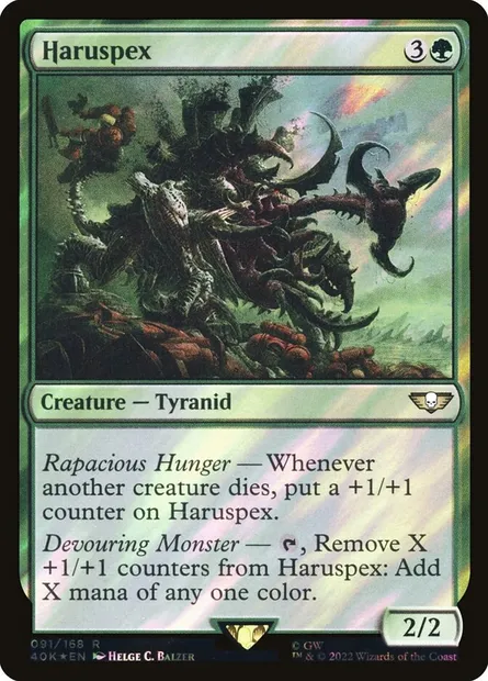 Haruspex, Magic card 40K 91★ — Warhammer 40,000 Commander set