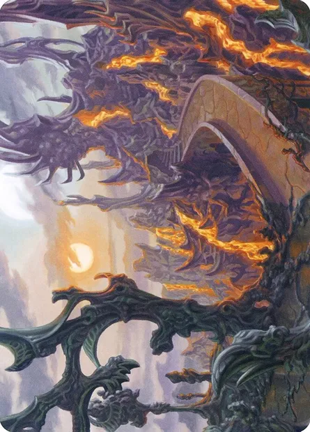 Drossforge Bridge // Drossforge Bridge, carte Magic AMH2 73 — extension Modern Horizons 2 Art Series