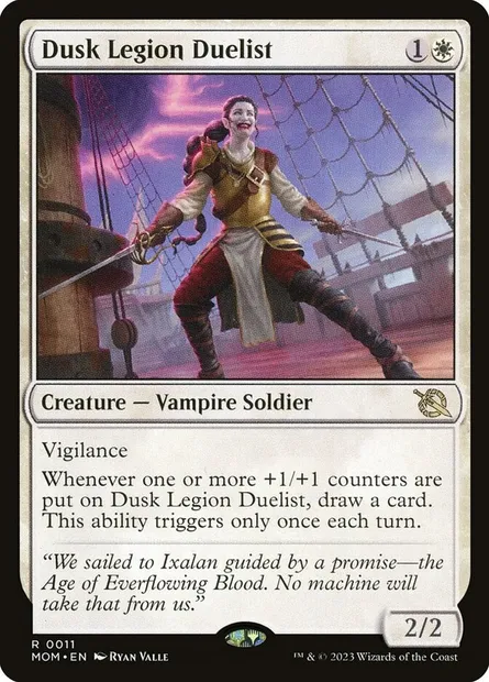 Dusk Legion Duelist, Magic card MOM 11 — March of the Machine set