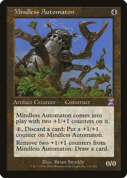 Mindless Automaton, Magic card TSB 111 — Time Spiral Timeshifted set