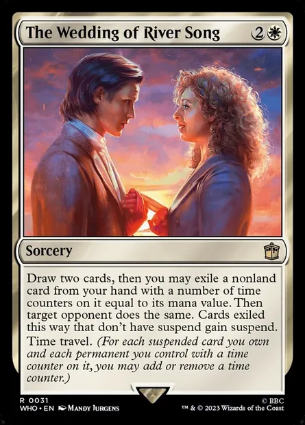 The Wedding of River Song, Magic card WHO 31 — Doctor Who set