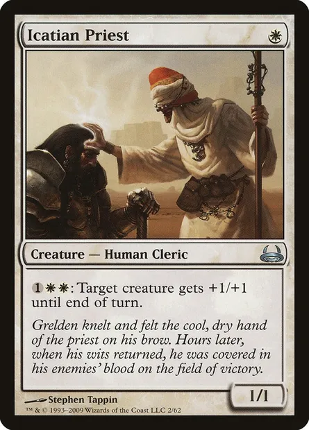 Icatian Priest, Magic card DDC 2 — Duel Decks: Divine vs. Demonic set