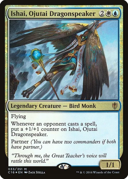 Ishai, Ojutai Dragonspeaker, Magic card C16 33 — Commander 2016 set
