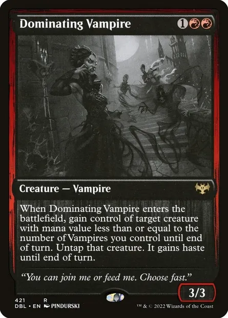 Dominating Vampire, Magic card DBL 421 — Innistrad: Double Feature set