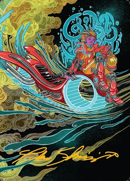 Cloudspire Skycycle // Cloudspire Skycycle, Magic card ADFT 44 — Aetherdrift Art Series set