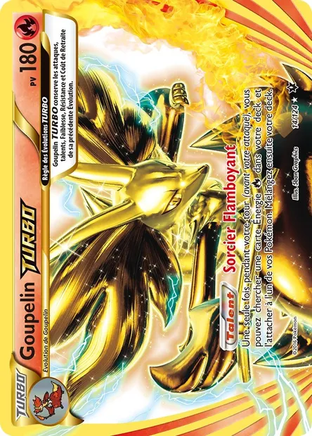 Goupelin TURBO, carte Pokémon FCO 14 — extension Impact des Destins