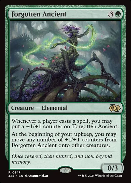 Forgotten Ancient, Magic card J25 147 — Foundations Jumpstart set