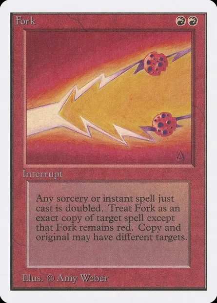 Fork, Magic card 2ED 153 — Unlimited Edition set