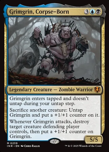 Grimgrin, Corpse-Born, Magic card INR 239 — Innistrad Remastered set