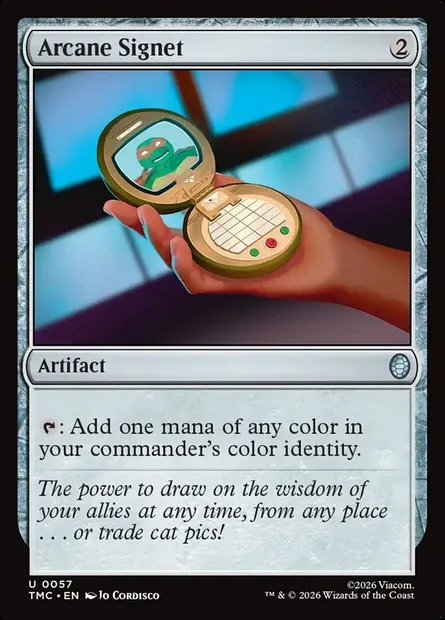 Arcane Signet, Magic card TMC 57 — Teenage Mutant Ninja Turtles Eternal set
