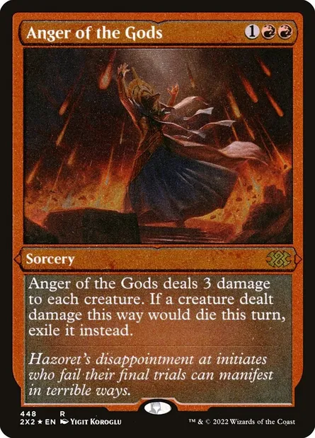 Anger of the Gods, Magic card 2X2 448 — Double Masters 2022 set