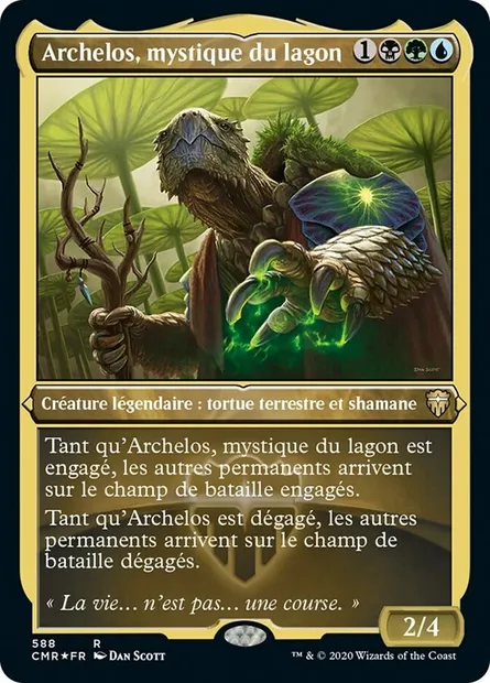 Archelos, mystique du lagon, carte Magic CMR 588 — extension Commander Legends