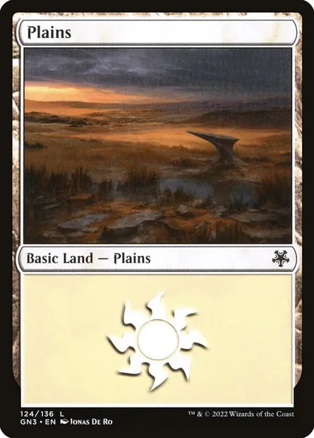 Plains, Magic card GN3 124 — Game Night: Free-for-All set