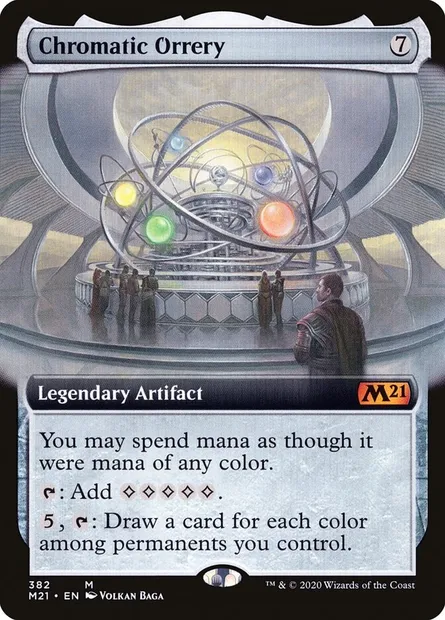 Chromatic Orrery, Magic card M21 382 — Core Set 2021 set