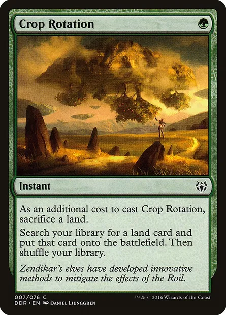 Crop Rotation, Magic card DDR 7 — Duel Decks: Nissa vs. Ob Nixilis set