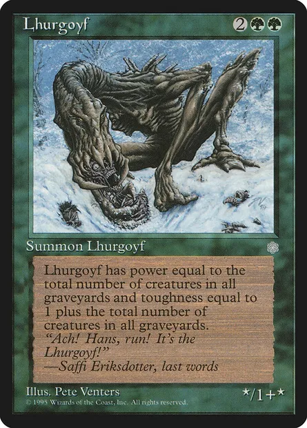 Lhurgoyf, Magic card ICE 252 — Ice Age set