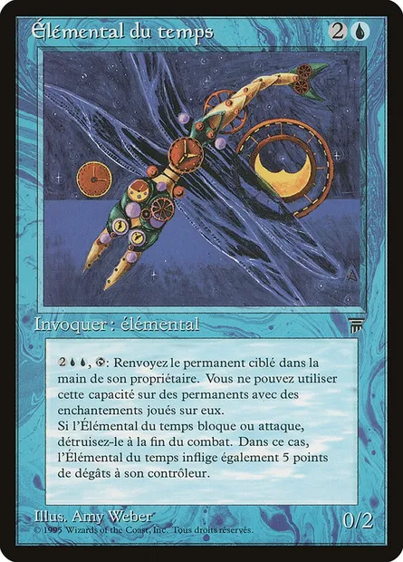 Élémental du temps, carte Magic REN 43 — extension Renaissance