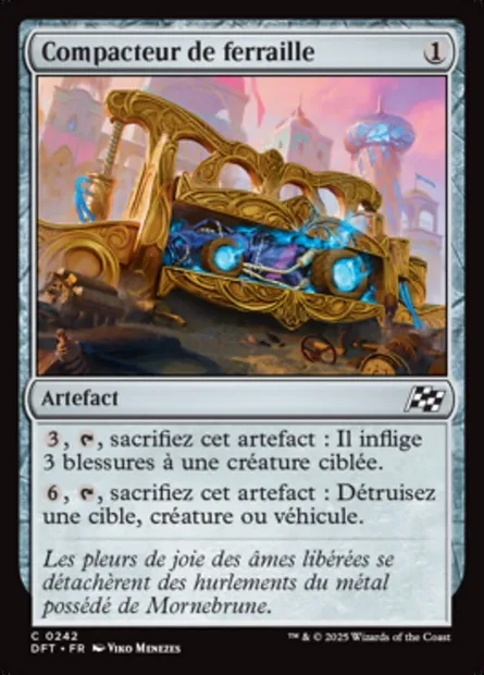 Compacteur de ferraille, carte Magic DFT 242 — extension Aetherdrift