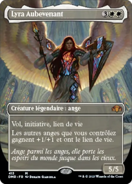 Lyra Aubevenant, carte Magic DMR 413 — extension Dominaria Remastered