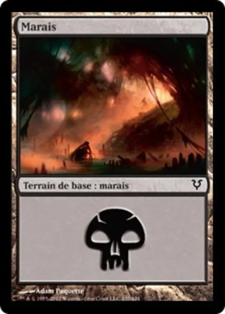 Marais, carte Magic AVR 237 — extension Avacyn ressuscitée