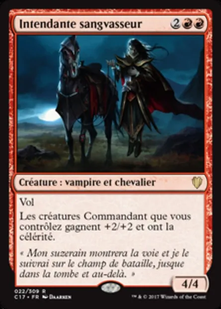 Intendante sangvasseur, carte Magic C17 22 — extension Commander 2017