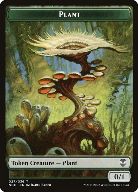 Plant, Magic card TNCC 27 — New Capenna Commander Tokens set