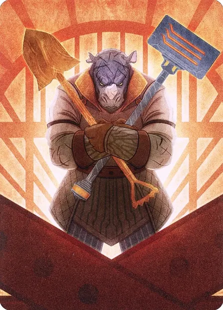Mr. Orfeo, the Boulder // Mr. Orfeo, the Boulder, carte Magic ASNC 70 — extension New Capenna Art Series