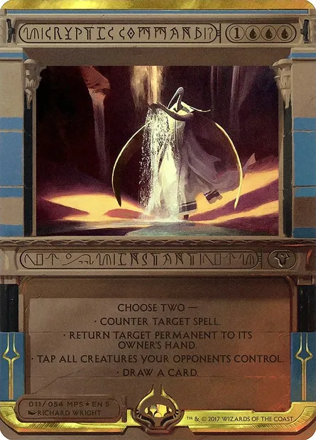 Cryptic Command, Magic card MP2 11 — Amonkhet Invocations set