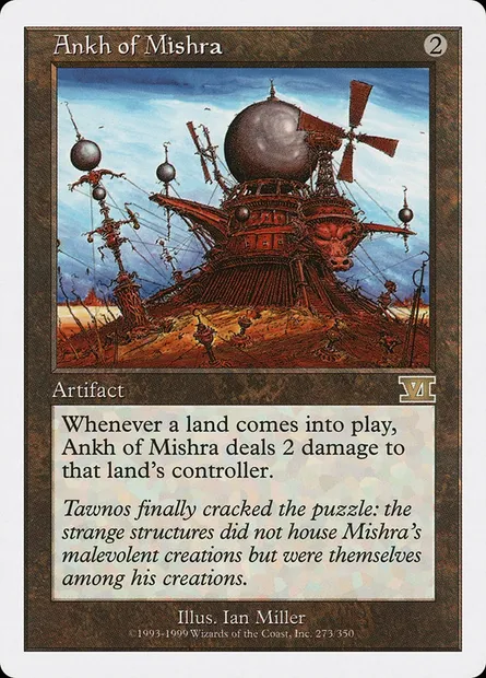 Ankh de Mishra, carte Magic 6ED 273 — extension Classic Sixth Edition