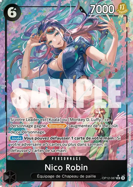 Nico Robin, carte One Piece OP12-087 — extension L'HÉRITAGE DU MAÎTRE