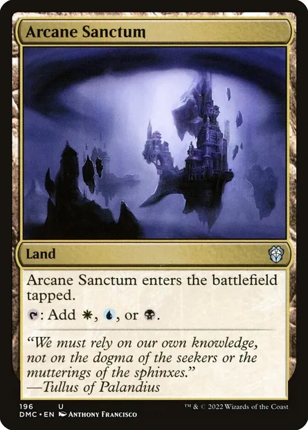 Arcane Sanctum, Magic card DMC 196 — Dominaria United Commander set