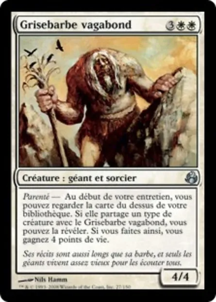 Grisebarbe vagabond, carte Magic MOR 27 — extension Leveciel