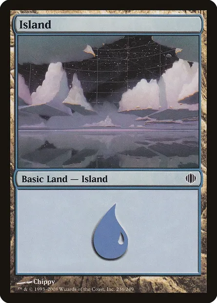 Island, Magic card ALA 236 — Shards of Alara set
