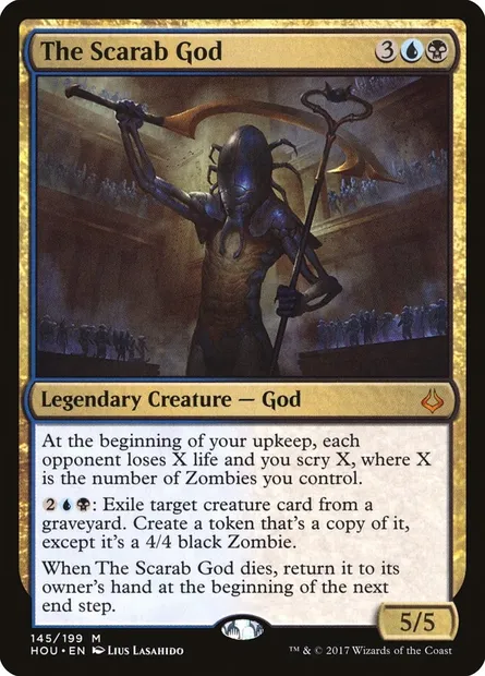 The Scarab God, Magic card HOU 145 — Hour of Devastation set