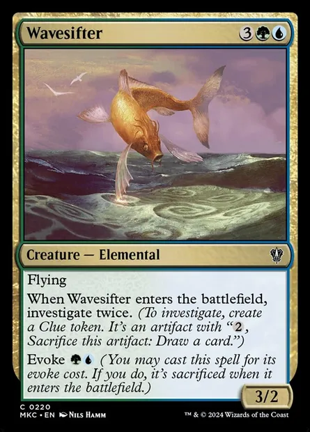 Wavesifter, Magic card MKC 220 — Murders at Karlov Manor Commander set