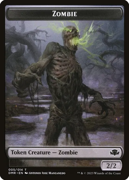 Zombie, Magic card TDMR 5 — Dominaria Remastered Tokens set