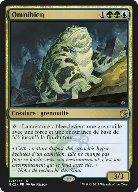 Omnibien, carte Magic GK2 121 — extension RNA Guild Kit