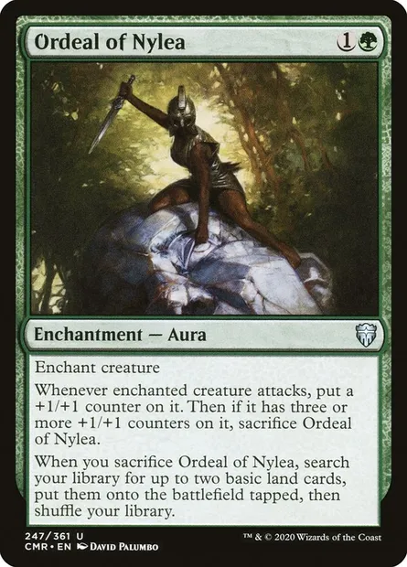 Ordeal of Nylea, Magic card CMR 247 — Commander Legends set