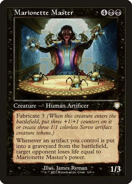 Marionette Master, Magic card BRC 109 — The Brothers' War Commander set