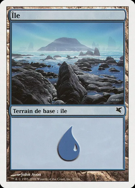 Island, Magic card PSAL H57 — Salvat 2005 set